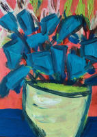 JILL FINSEN PAINTINGS Fauvist-Like Bold in Color & Quirky Works