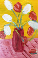 JILL FINSEN PAINTINGS Fauvist-Like Bold in Color & Quirky Works
