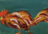 JILL FINSEN PAINTINGS Fauvist-Like Bold in Color & Quirky Works