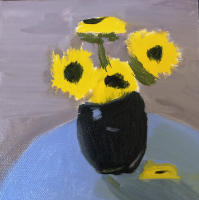 JILL FINSEN PAINTINGS Fauvist-Like Bold in Color & Quirky Works