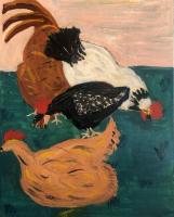 JILL FINSEN PAINTINGS Fauvist-Like Bold in Color & Quirky Works