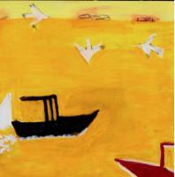 JILL FINSEN PAINTINGS Fauvist-Like Bold in Color & Quirky Works
