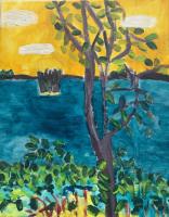 JILL FINSEN PAINTINGS Fauvist-Like Bold in Color & Quirky Works