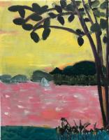 JILL FINSEN PAINTINGS Fauvist-Like Bold in Color & Quirky Works