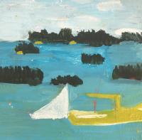 JILL FINSEN PAINTINGS Fauvist-Like Bold in Color & Quirky Works