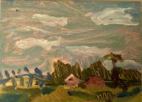JILL FINSEN PAINTINGS Fauvist-Like Bold in Color & Quirky Works