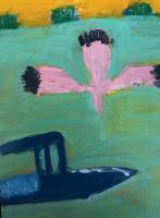 JILL FINSEN PAINTINGS Fauvist-Like Bold in Color & Quirky Works