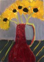 JILL FINSEN PAINTINGS Fauvist-Like Bold in Color & Quirky Works