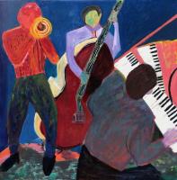 JILL FINSEN PAINTINGS Fauvist-Like Bold in Color & Quirky Works