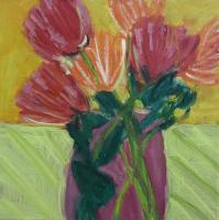 JILL FINSEN PAINTINGS Fauvist-Like Bold in Color & Quirky Works