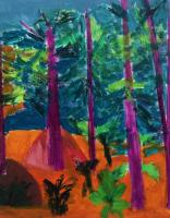 JILL FINSEN PAINTINGS Fauvist-Like Bold in Color & Quirky Works