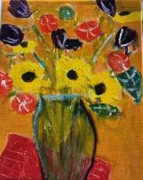 JILL FINSEN PAINTINGS Fauvist-Like Bold in Color & Quirky Works