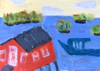 JILL FINSEN PAINTINGS Fauvist-Like Bold in Color & Quirky Works