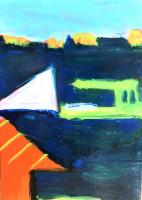 JILL FINSEN PAINTINGS Fauvist-Like Bold in Color & Quirky Works