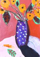 JILL FINSEN PAINTINGS Fauvist-Like Bold in Color & Quirky Works