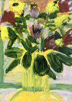 JILL FINSEN PAINTINGS Fauvist-Like Bold in Color & Quirky Works