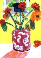 JILL FINSEN PAINTINGS Fauvist-Like Bold in Color & Quirky Works