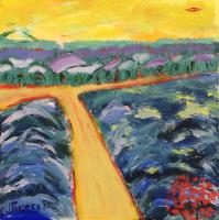 JILL FINSEN PAINTINGS Fauvist-Like Bold in Color & Quirky Works