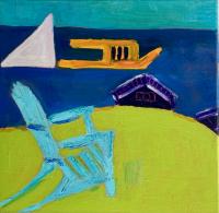 JILL FINSEN PAINTINGS Fauvist-Like Bold in Color & Quirky Works