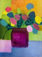 JILL FINSEN PAINTINGS Fauvist-Like Bold in Color & Quirky Works