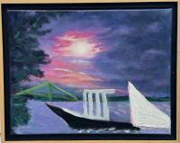 JILL FINSEN PAINTINGS Fauvist-Like Bold in Color & Quirky Works