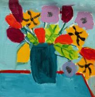 JILL FINSEN PAINTINGS Fauvist-Like Bold in Color & Quirky Works