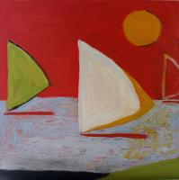 JILL FINSEN PAINTINGS Fauvist-Like Bold in Color & Quirky Works