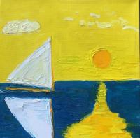 JILL FINSEN PAINTINGS Fauvist-Like Bold in Color & Quirky Works