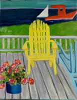 JILL FINSEN PAINTINGS Fauvist-Like Bold in Color & Quirky Works
