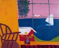JILL FINSEN PAINTINGS Fauvist-Like Bold in Color & Quirky Works