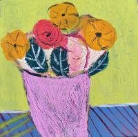 JILL FINSEN PAINTINGS Fauvist-Like Bold in Color & Quirky Works