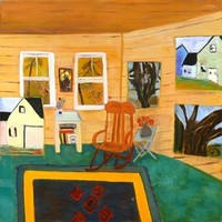 JILL FINSEN PAINTINGS Fauvist-Like Bold in Color & Quirky Works