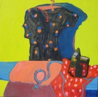 JILL FINSEN PAINTINGS Fauvist-Like Bold in Color & Quirky Works