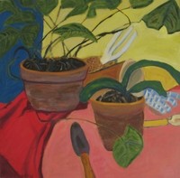 JILL FINSEN PAINTINGS Fauvist-Like Bold in Color & Quirky Works