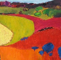 JILL FINSEN PAINTINGS Fauvist-Like Bold in Color & Quirky Works