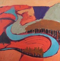 JILL FINSEN PAINTINGS Fauvist-Like Bold in Color & Quirky Works