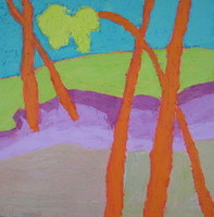 JILL FINSEN PAINTINGS Fauvist-Like Bold in Color & Quirky Works